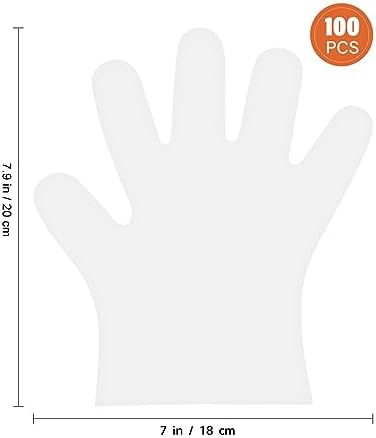 Milisten 100PCS Kids Disposable Food Prep Gloves