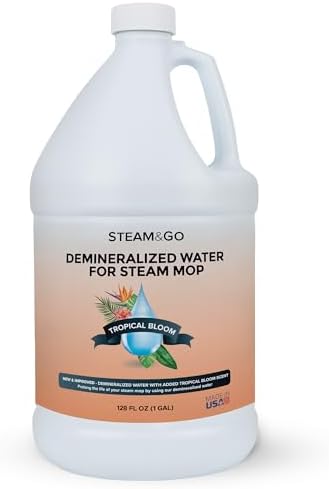 Steam Go Demineralized Water - 128 Fl Oz PVC-Free Multi-Surface