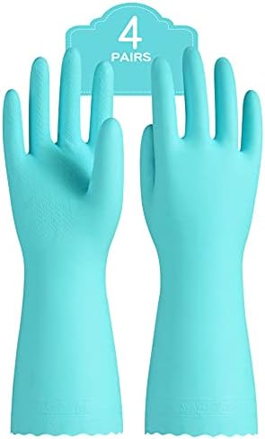 PACIFIC PPE 4 Pairs Reusable Dishwashing Gloves 1