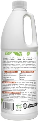 Mighty Mint Hardwood Floor Cleaner 32oz Non-Toxic