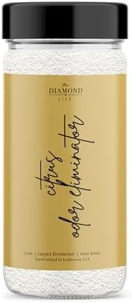 The Diamond Life Citrus Carpet Upholstery Deodorizer Freshener