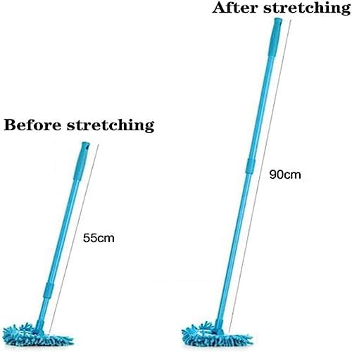 MAXBECK 180 Rotatable Adjustable Triangle Mop for Wet and Dry Cleaning