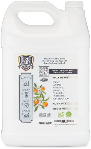 ProCare Floor Cleaner 1 Gal - Citrus Scented All Surface Cleaner