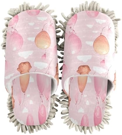 Bulletgxll Mopping Slippers with Microfiber Pad