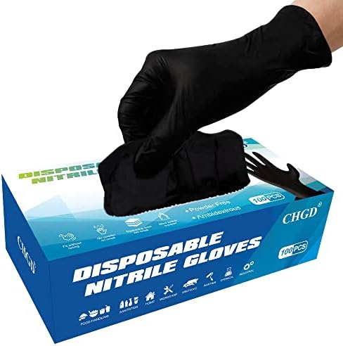 CHGD Disposable Nitrile Gloves Powder-Free Medium to XLarge