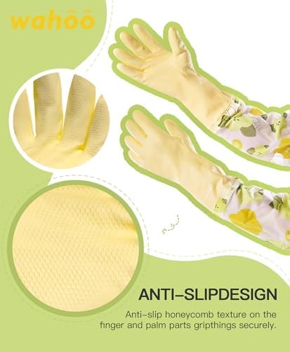 Wahoo 20 Elbow Length Skin-Friendly Cleaning Gloves 1