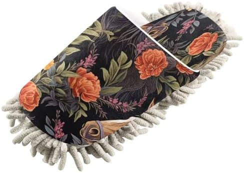 Zhirexin Cleaning Slippers with Microfiber Mop Pads