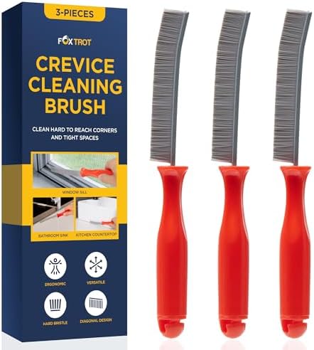 Fox Trot 3 Pcs Crevice Cleaning Brush Set