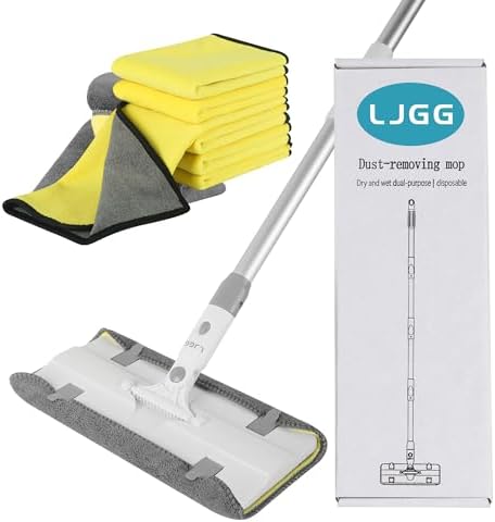 LJGG Microfiber Mop for Hardwood Tile Floors