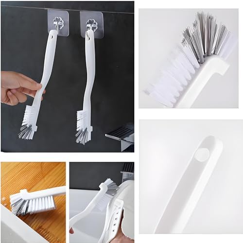 12Pcs Cleaning Brush Set with Scraper and Corner Tools
