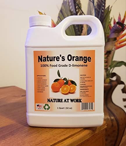 Natures Orange 100 Pure Food Grade D-Limonene 32 Fl Oz