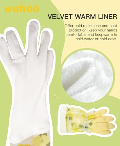 Wahoo 20 Elbow Length Skin-Friendly Cleaning Gloves 1