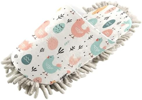 Bulletgxll Mop Slippers - Microfiber Washable Floor Cleaning Slippers
