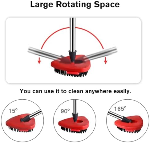HiBaBy Spin Mop Replacement Heads with Handle Set