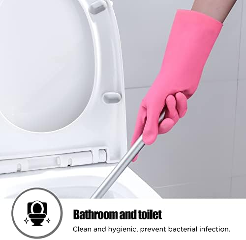 IUCGE Reusable Rubber Cleaning Gloves 3 or 6 Pairs