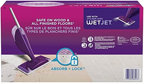 Swiffer WetJet Refill Cloths 24Box 113 x 54 White