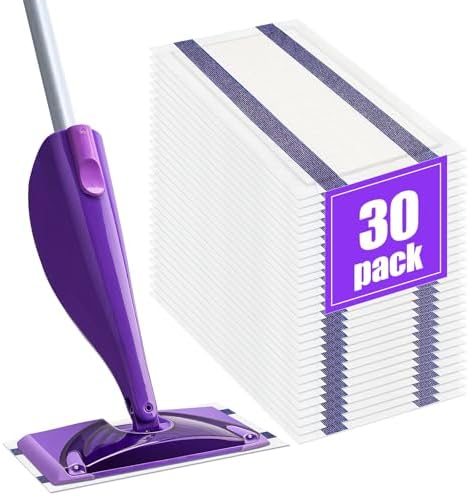 30 Count LWbrazl Mop Pad Refills for Swiffer Wet Jet