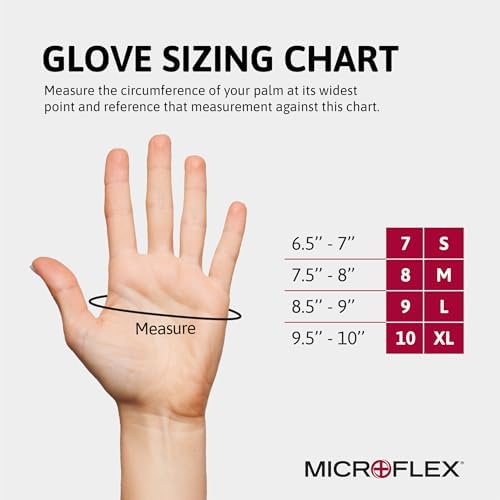 HyFlex Microflex 10-754 Daily Defense Latex Gloves - Natural