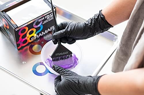 FRAMAR Black Nitrile Gloves XL - 100 Pack