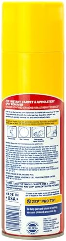 Zep Instant Carpet Spot Remover 19 oz Case of 4 1