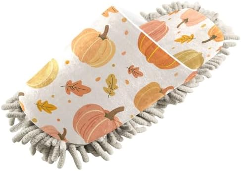 Zhirexin Thanksgiving Cartoon Pumpkin Cleaning Slippers
