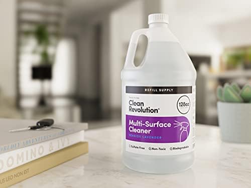 Clean Revolution Multi Surface Cleaner Refill 128 Fl Oz Non-Toxic Eco-Friendly
