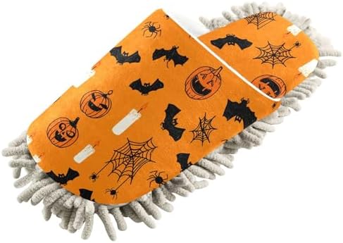 Burbuja Bat Candle Mop Slippers for Home Cleaning