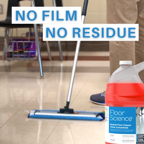 Diversey Floor Science Neutral Cleaner 1 Gallon 4 Pack