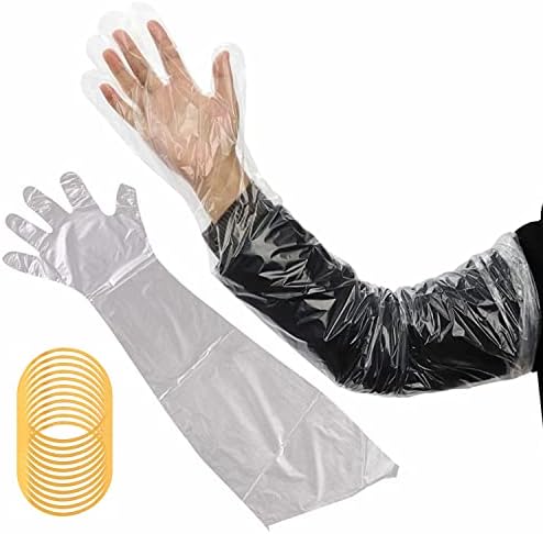 50PCS Extra Long Disposable Cleaning Gloves