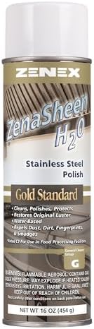 Zenex ZenaSheen H20 Polish - 16 oz 2 Pack Stainless Steel Cleaner