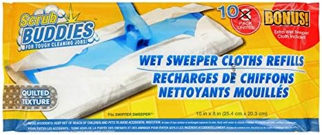Scrub Buddies Wet Sweeper Refills Pack of 10