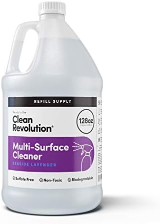 Clean Revolution Multi Surface Cleaner Refill 128 Fl Oz Non-Toxic Eco-Friendly