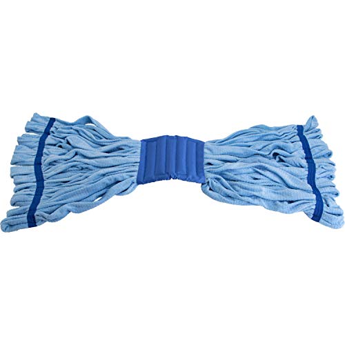 Genuine Joe GJO47540 Blue Microfiber Mophead Refill Pack of 12