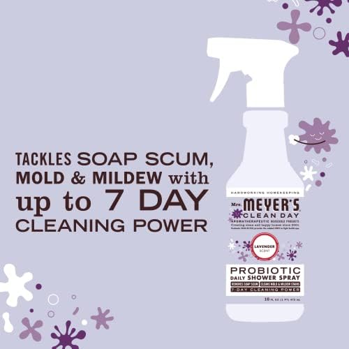 Mrs Meyers Probiotic Daily Shower Spray Lavender 16 oz
