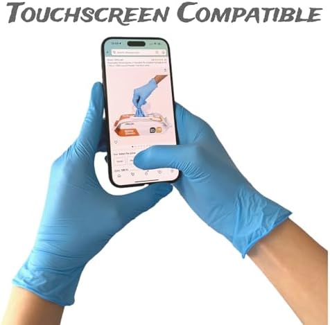 OMELAW Nitrile Gloves 4 Mil Re-sealable Pack