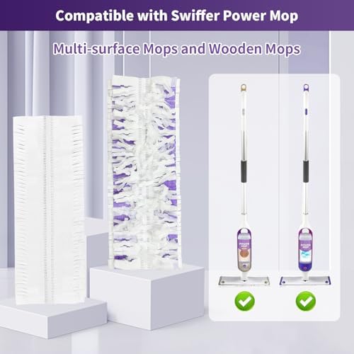 BYOFI 16 Pack PowerMop Replacement Mop Pads