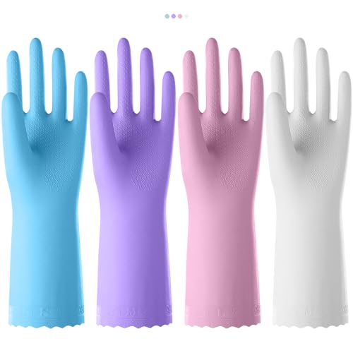 KAQ Reusable Rubber Gloves for Dishwashing and Cleaning 1