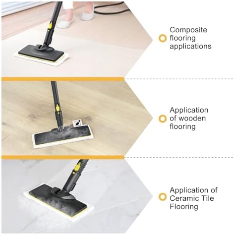 Vamarads N85R 6 Pcs Microfiber Mop Cloth Pad for Karcher Steam Cleaners