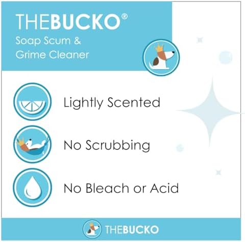 The Bucko Soap Scum and Grime Cleaner 32oz Sprayer