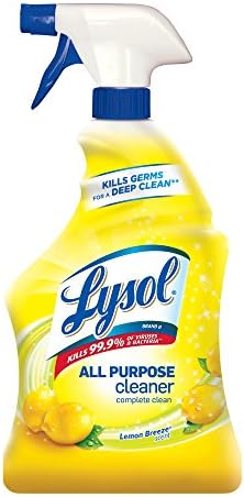 Lysol All Purpose Surface Disinfectant Cleaner Liquid 32 oz Lemon Breeze