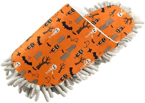 Burbuja Playful Skeletons Mop Slippers for Women Men