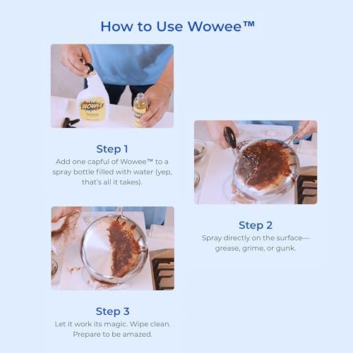 Wowee 8 fl oz Concentrated Degreaser for All-Purpose Cleaning