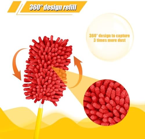 2pcs Microfiber Duster Refills for Ceiling Fans