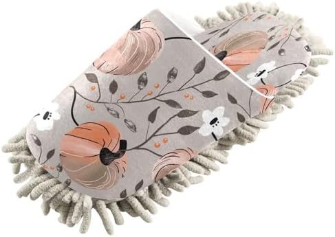 Zhirexin Mop Slippers for Men Women Soft Comfortable Cleaning Shoes