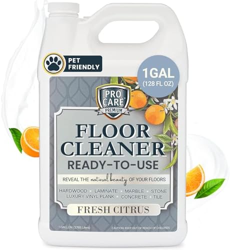ProCare Floor Cleaner 1 Gal - Citrus Scented All Surface Cleaner