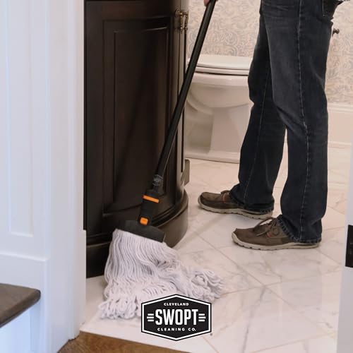 SWOPT Cotton Mop Head - Interchangeable for All Cleaning Tools