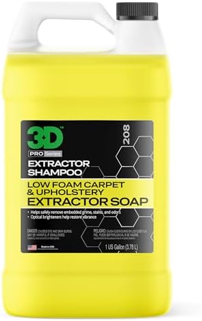 3D Extractor Carpet Cleaner Shampoo - 1 Gallon 1