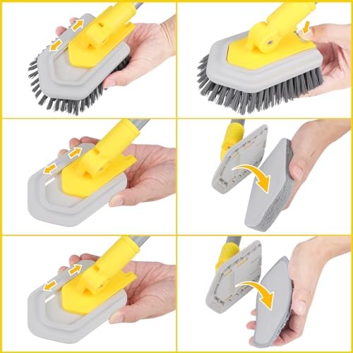 Lalafancy Shower Cleaning Brush with Locking Head
