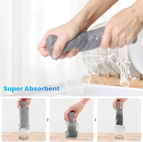 Neessno 12-Pack Microfiber Cleaning Cloths