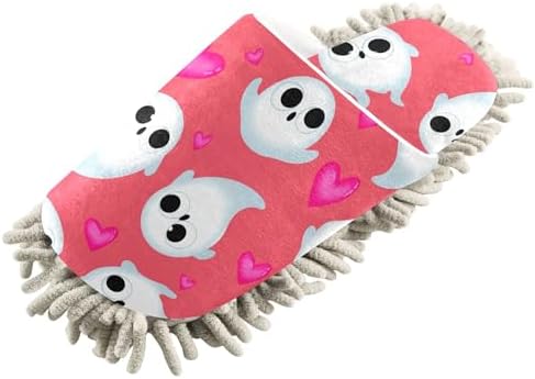 Burbuja Cartoon Ghosts Mop Slippers for Home Use